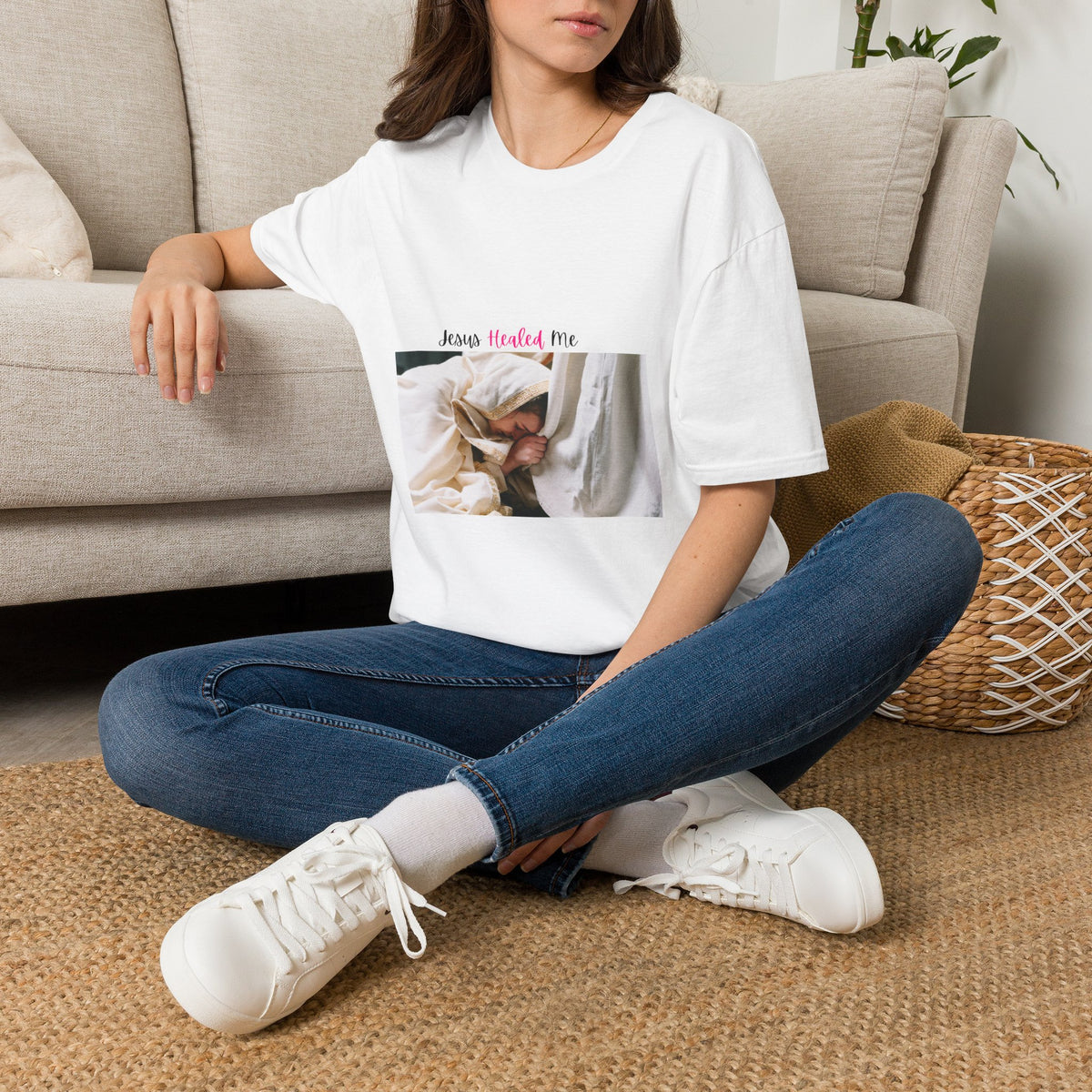 Jesus Heals Cotton T shirt